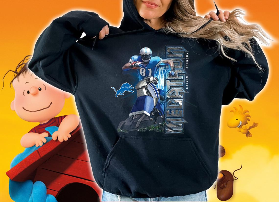 Calvin Johnson Megatron Detroit Lions t-shirt hoodie