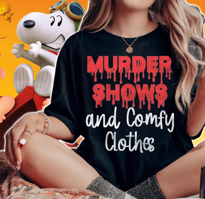 Funny Murder Shows And Comfy Clothes Raglan Baseball Shirt t-shirt woman shirt