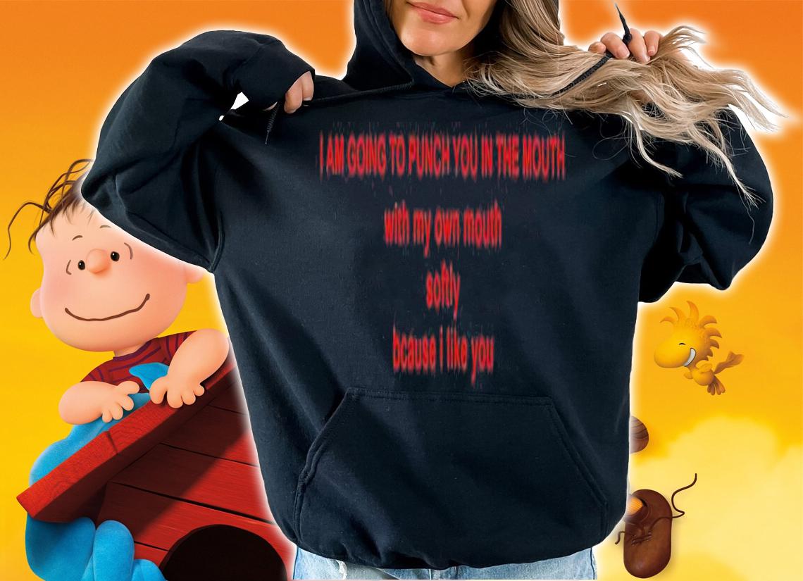 I am going to punch you in the mouth with my own mouth softly because I like you shirt t-shirt hoodie