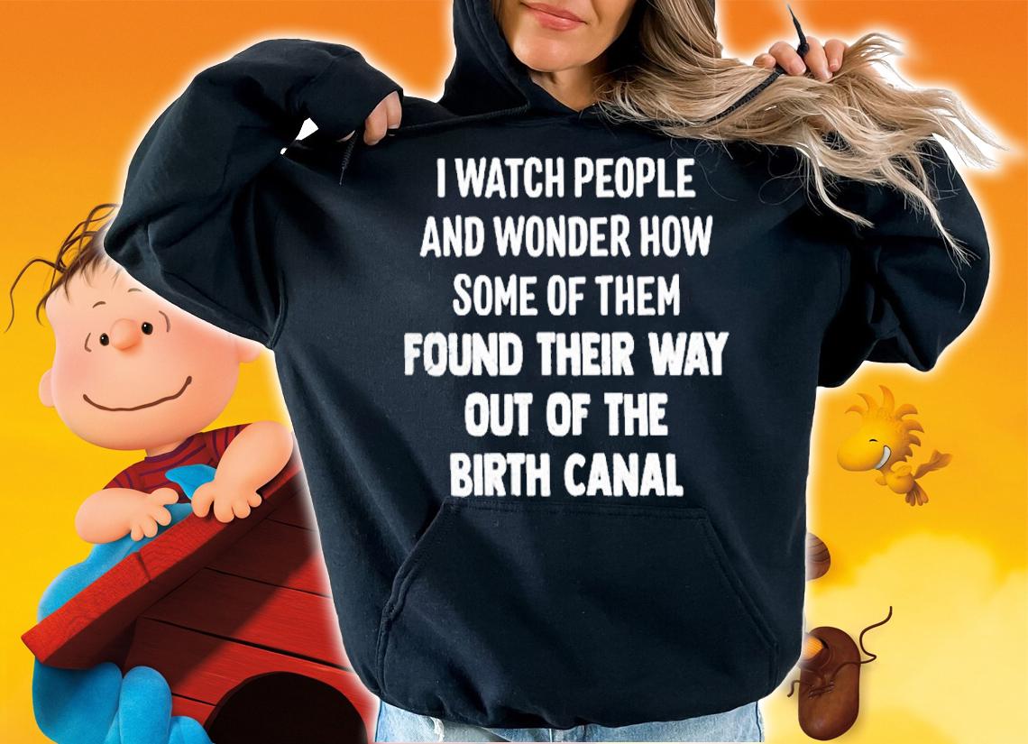 I Watch People And Wonder T-Shirt t-shirt