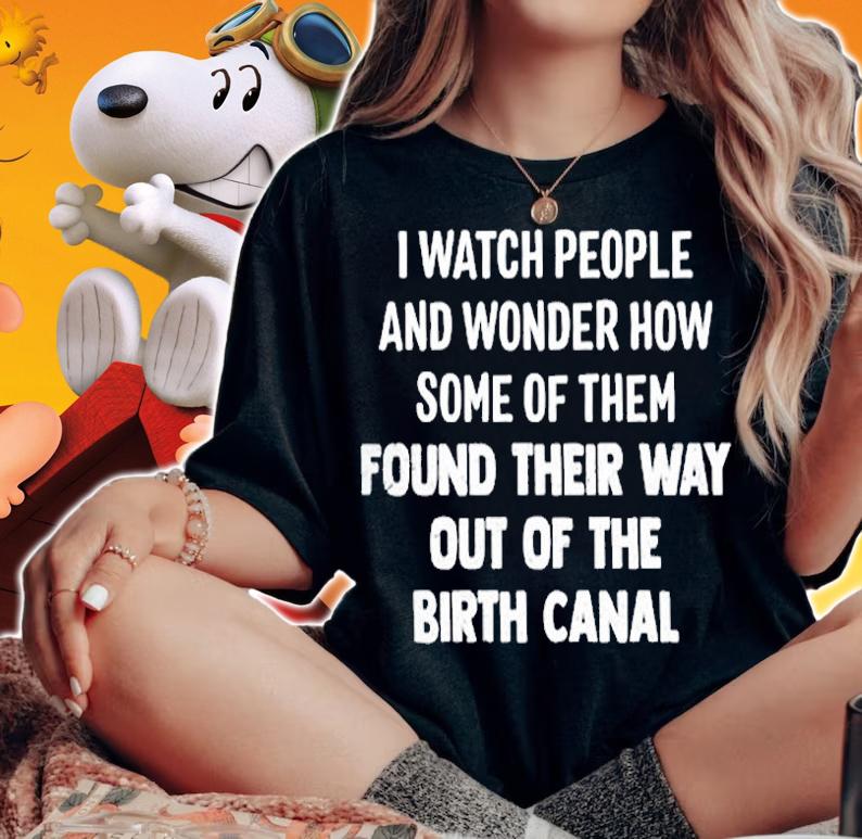 I Watch People And Wonder T-Shirt t-shirt