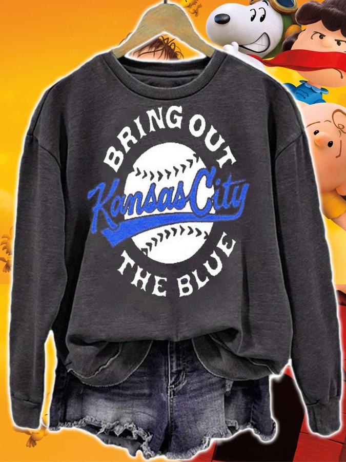 Kansas City Bring Out The Blue KC Baseball T-Shirt t-shirt sweatshirt