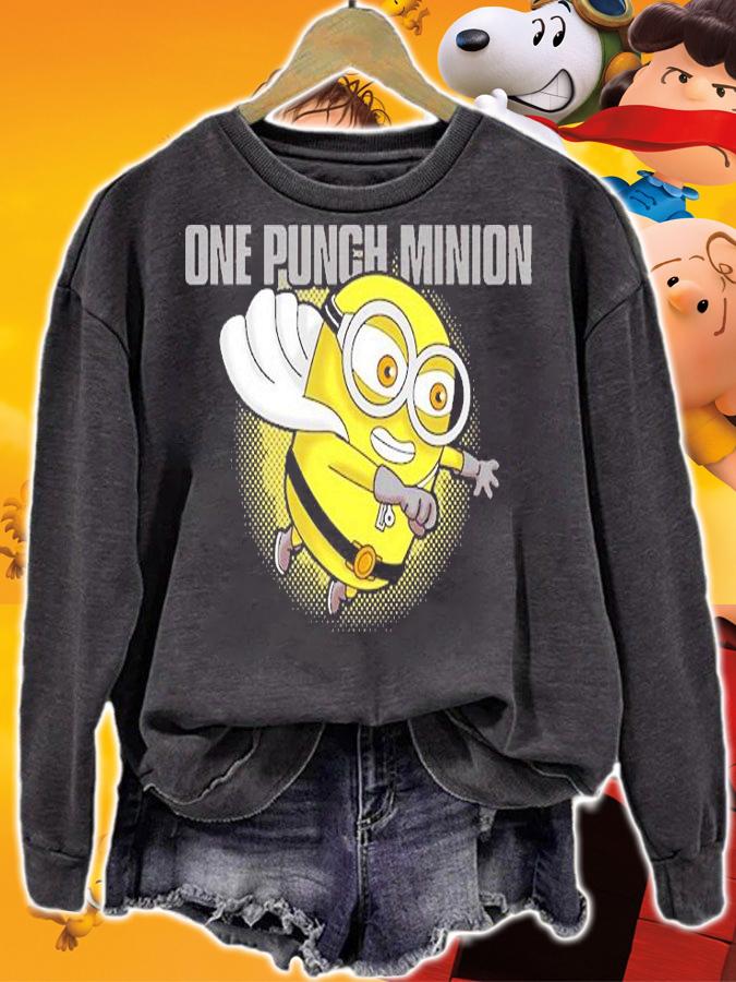 One Punch Minion One Punch Man T-Shirt t-shirt sweatshirt