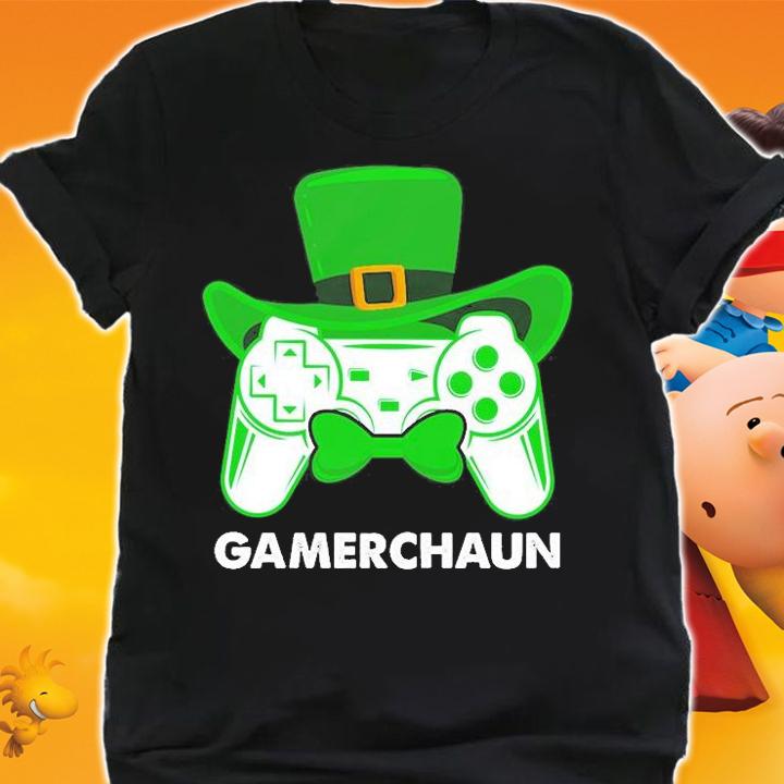 St Patrick's Day Leprechaun Gamer T-Shirt t-shirt shirt