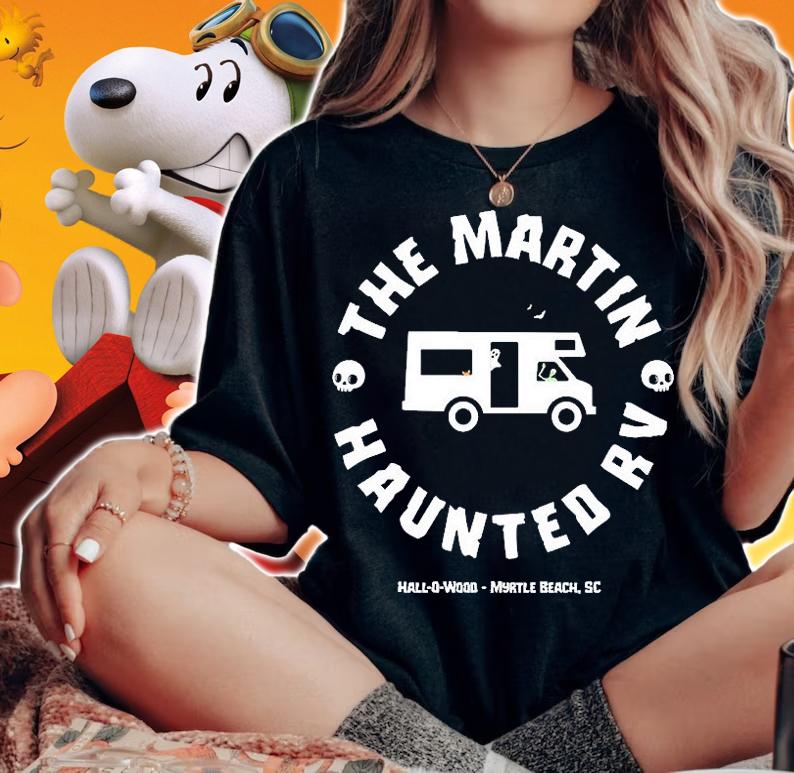 The Martin Haunted RV T-Shirt t-shirt woman shirt