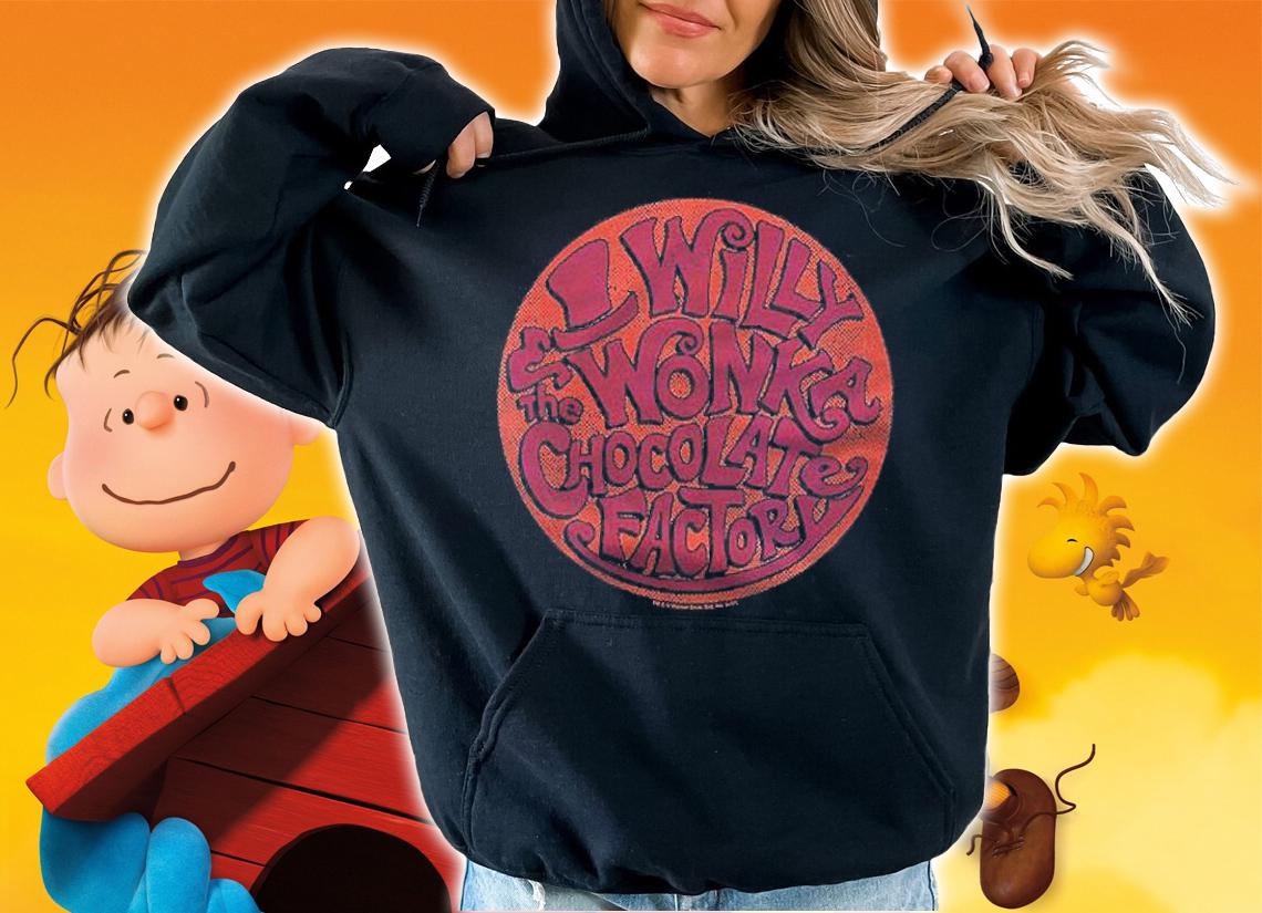 Womens Willy Wonka Circle Logo Shirt t-shirt hoodie