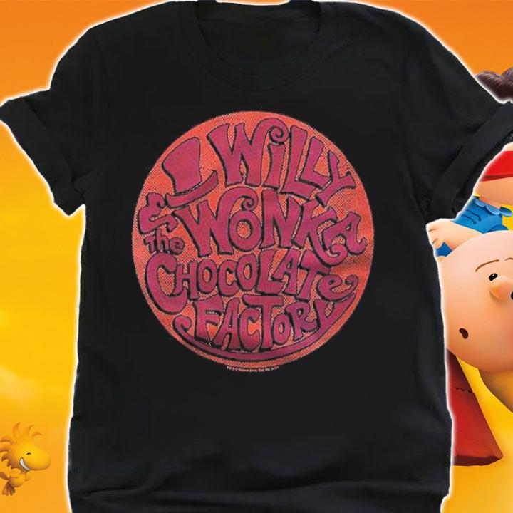 Womens Willy Wonka Circle Logo Shirt t-shirt shirt