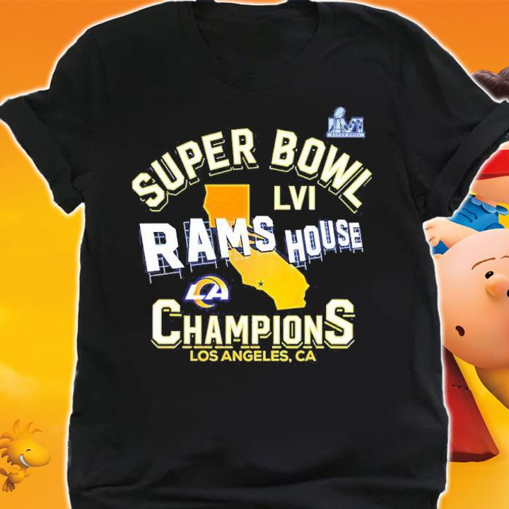 Los Angeles Rams Super Bowl LVI Rams House Champions Hometown Hard Count Shirt t-shirt shirt