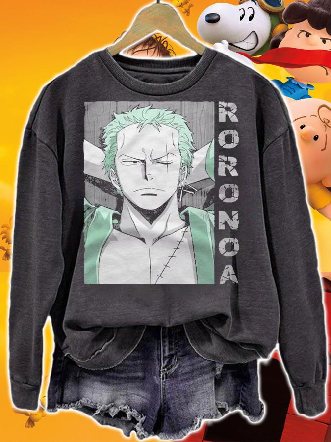 One Piece Zoro Roronoa relax T-shirt t-shirt sweatshirt