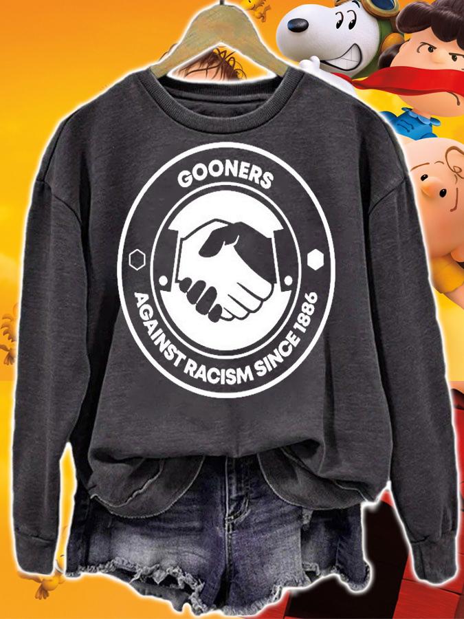 Pistol Gooners Against Racism Since 1886 Gars 1886 T-Shirt t-shirt sweatshirt