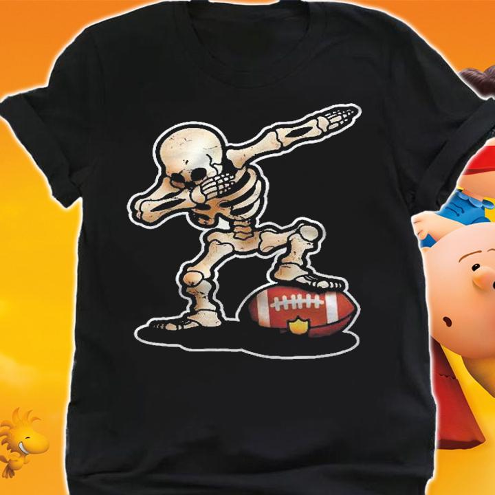 Skeleton Dabbing American Football Halloween Costume Shirt t-shirt shirt
