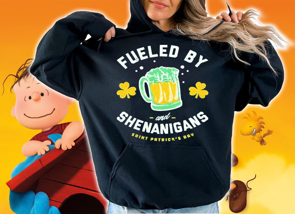 St. Patrick's Day Fuel By And Shenanigans Shirt t-shirt