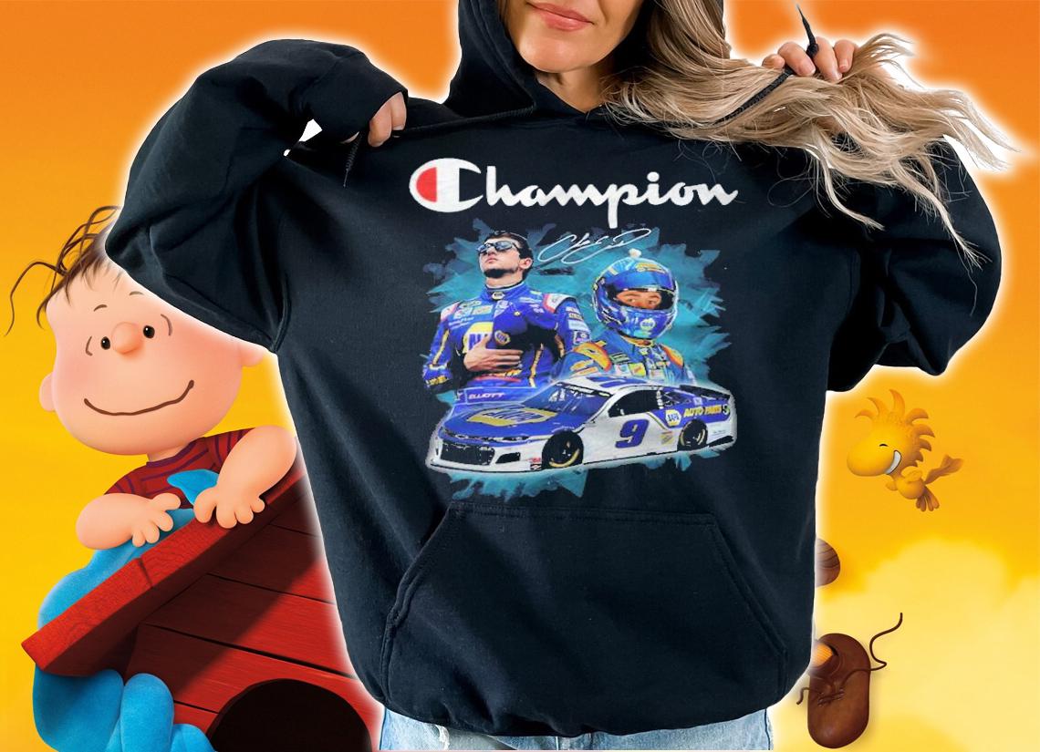 Chase Elliott number 9 signature shirt t-shirt hoodie