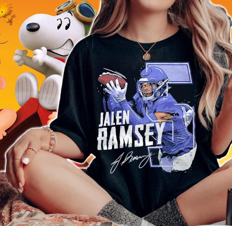 Jalen Ramsey Number Los Angeles Football Singature Shirt t-shirt