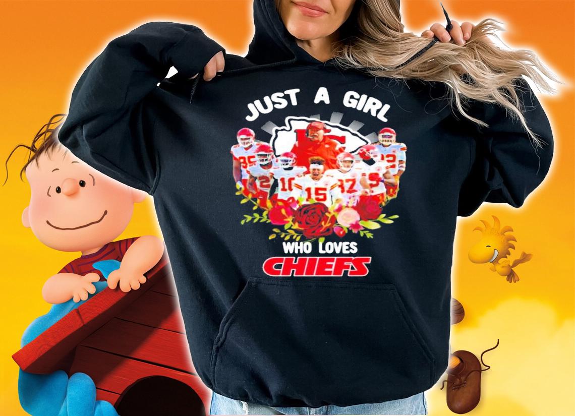 Just A Girl Who Loves Kansas City Chiefs Shirt t-shirt hoodie