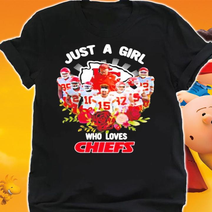 Just A Girl Who Loves Kansas City Chiefs Shirt t-shirt shirt