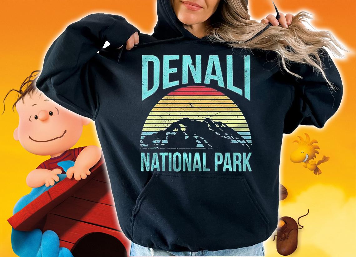 Retro Vintage National Park  Denali National Park Shirt t-shirt hoodie