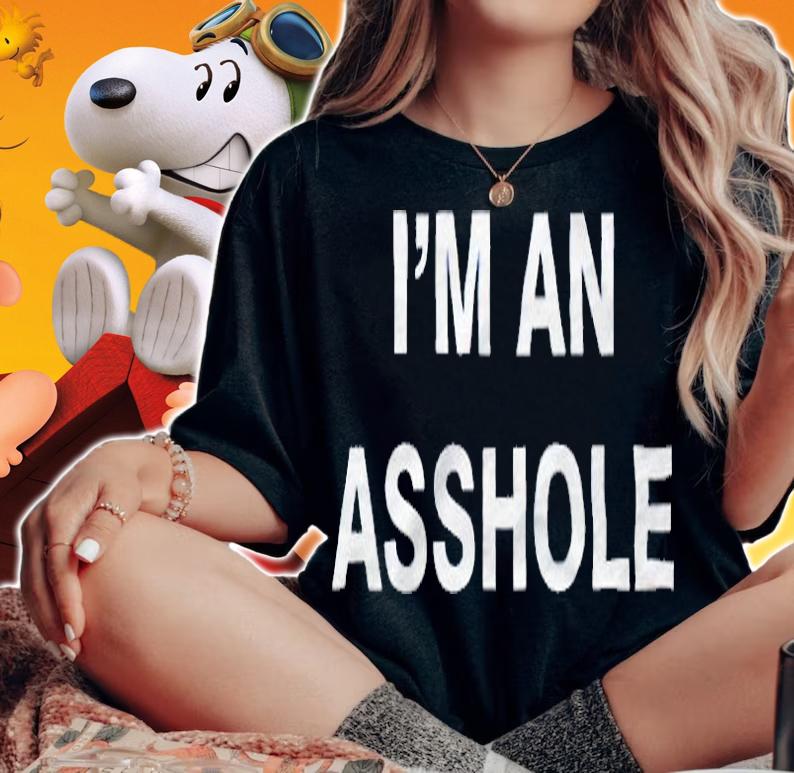 I'm an asshole T-shirt t-shirt woman shirt