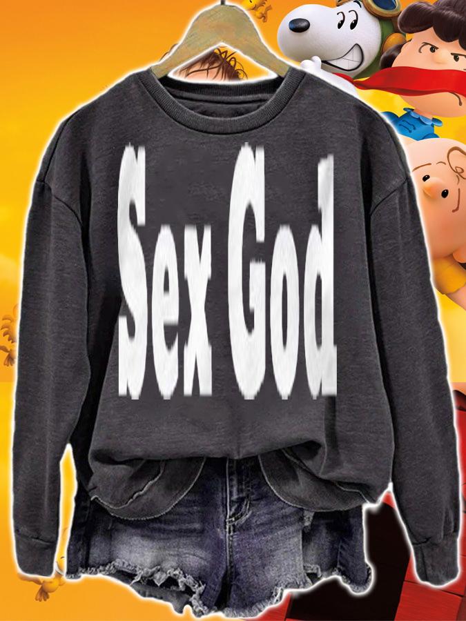 Sex God Explicit Funny Gift Shirt t-shirt sweatshirt