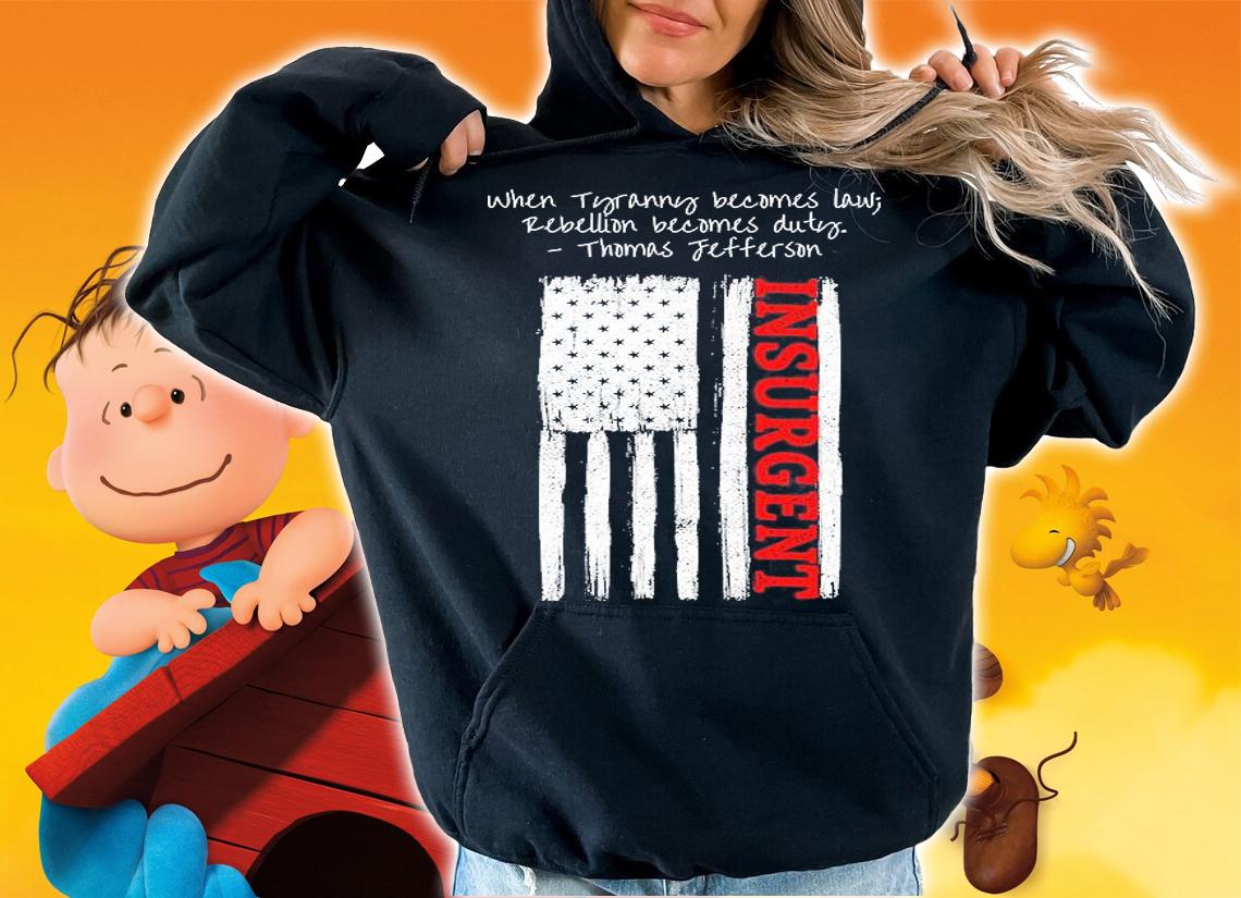 Tyranny Jefferson Quote Anti Biden Conservative T-Shirt t-shirt