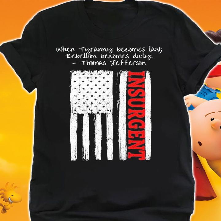 Tyranny Jefferson Quote Anti Biden Conservative T-Shirt t-shirt