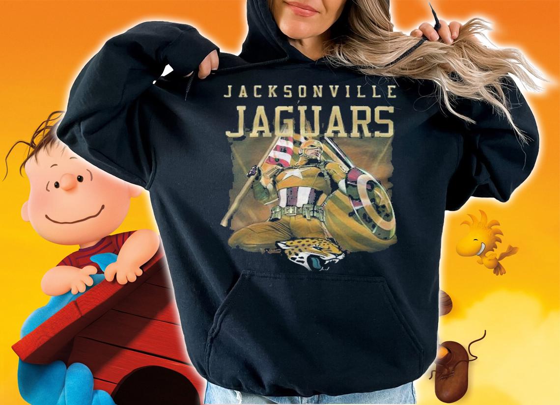 Jacksonville Jaguars Chris Evans Captain America T-shirt t-shirt hoodie