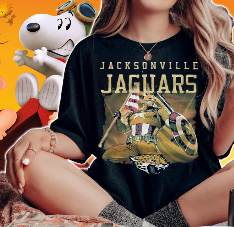 Jacksonville Jaguars Chris Evans Captain America T-shirt t-shirt woman shirt
