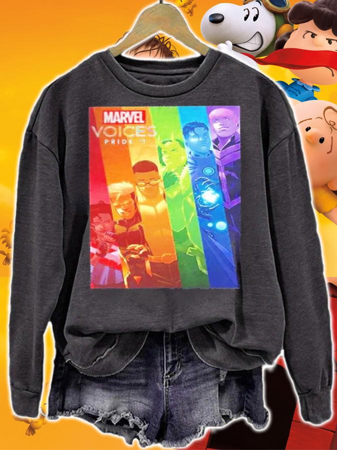 Marvel Comics Celebrates Pride Month With Marvels Voices T-Shirt t-shirt sweatshirt