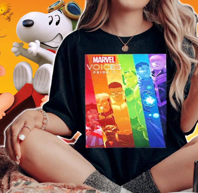 Marvel Comics Celebrates Pride Month With Marvels Voices T-Shirt t-shirt woman shirt