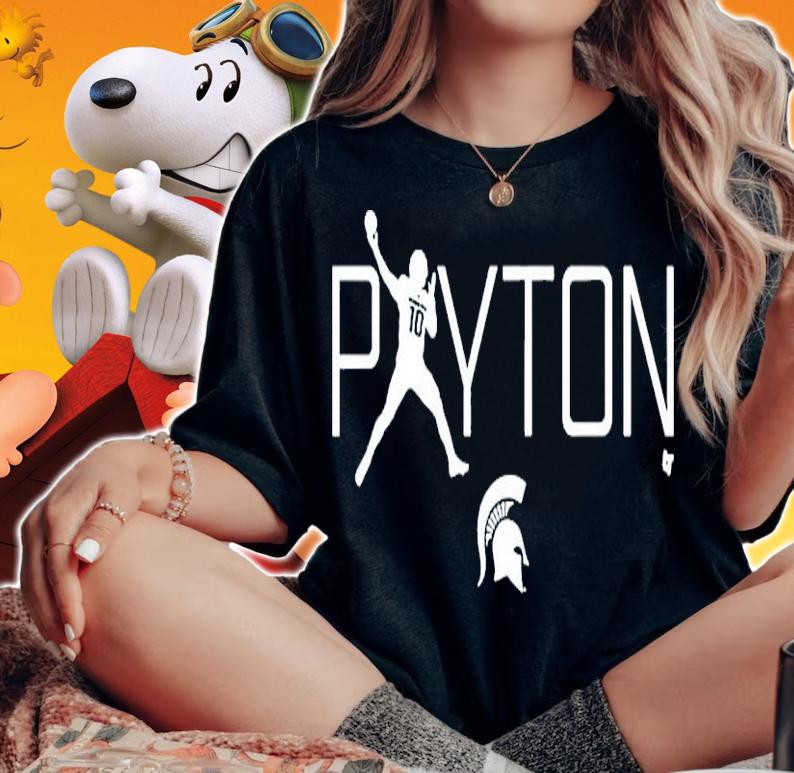 Michigan State Payton Thorne Silhouette Shirt t-shirt woman shirt