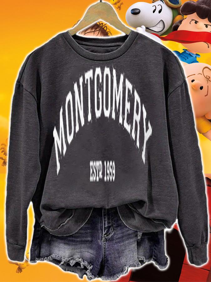 Montgomery  Montgomery Vintage Soft Comfy Cozy Shirt t-shirt sweatshirt