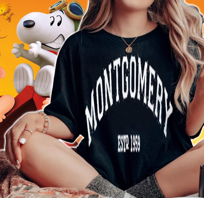 Montgomery  Montgomery Vintage Soft Comfy Cozy Shirt t-shirt woman shirt