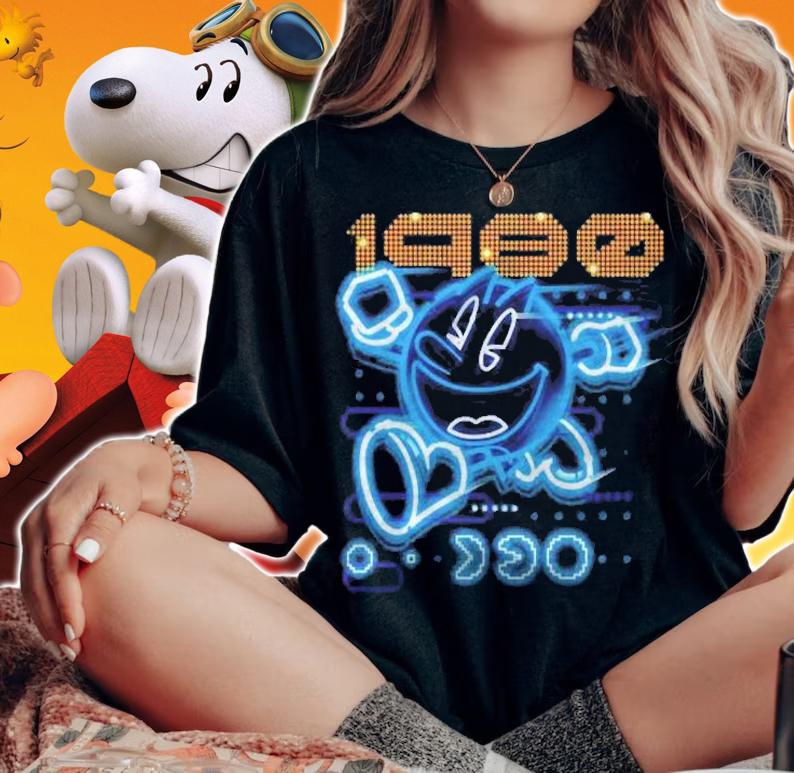 Pac Man Nintendo Video Games Pullover Shirt t-shirt