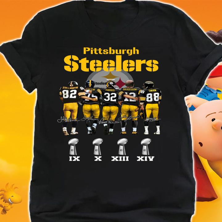 Pittsburgh Steelers Legend Players Signatures t-shirt shirt