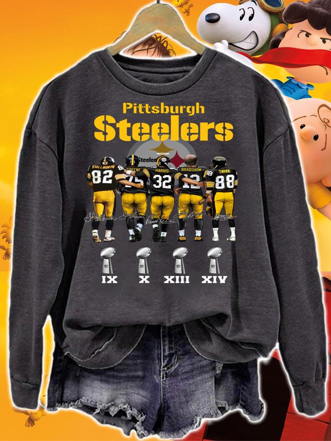 Pittsburgh Steelers Legend Players Signatures t-shirt sweatshirt
