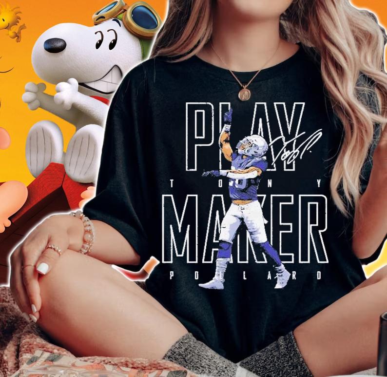 Tony Pollard Dallas Play Maker Dallas Football Shirt t-shirt woman shirt
