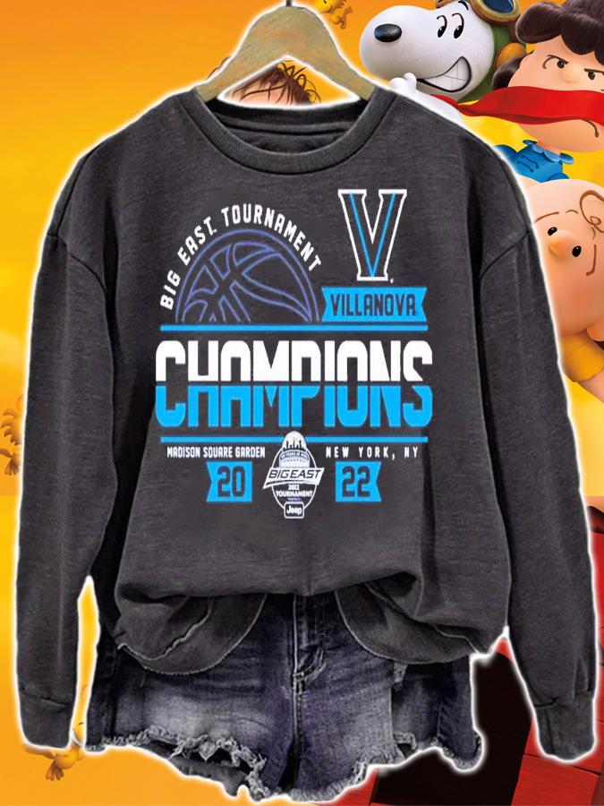 Villanova Wildcats Blue 84 2022 Big East Men's Basketball shirt t-shirt sweatshirt