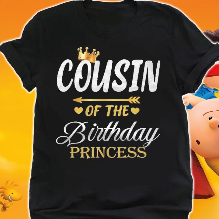 Cousin Of The Birthday Princess Matching Family Shirt t-shirt