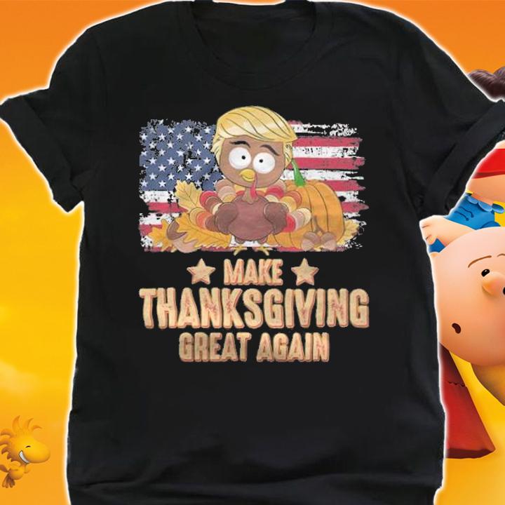 F Joe Biden make Thanksgiving Great Again Thanksgiving Trump USA Flag T-Shirt t-shirt shirt