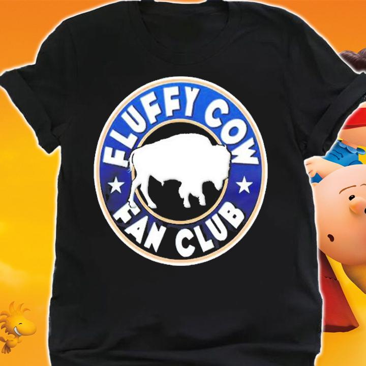 Fluffy Cow Fan Club Yellowstone Bison Buffalo T-Shirt t-shirt shirt