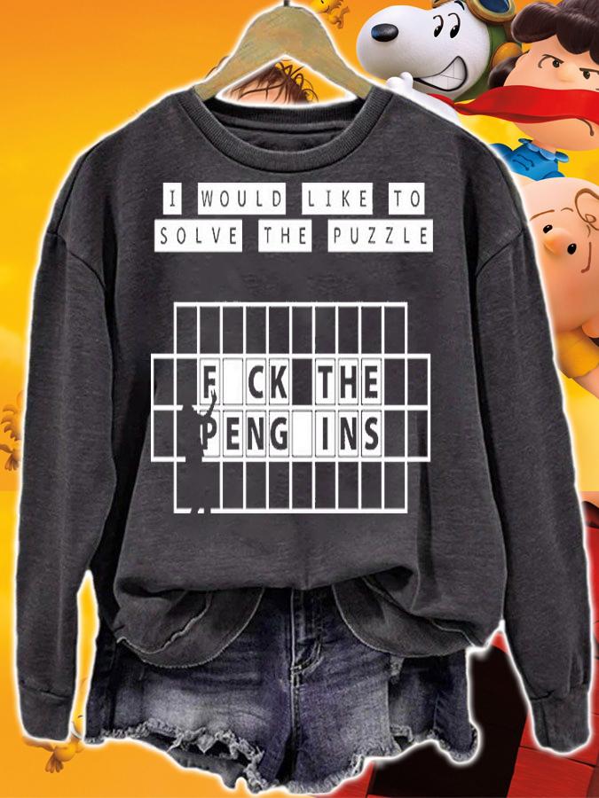 Puzzle Piece - I Would Like To Solve The Puzzle Funny Biden T-Shirt t-shirt
