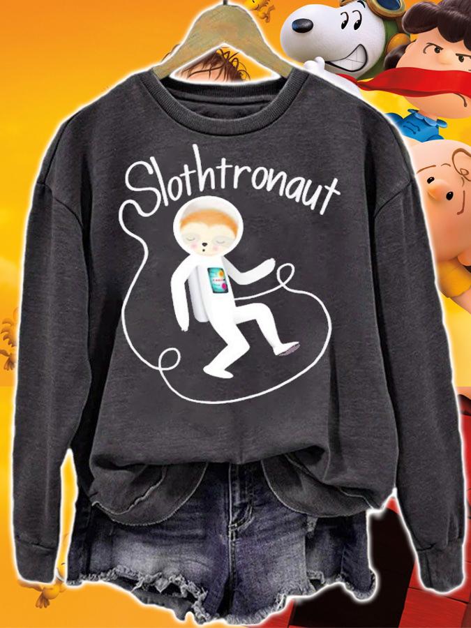 Slothtronaut Cute Sloth T-Shirt t-shirt
