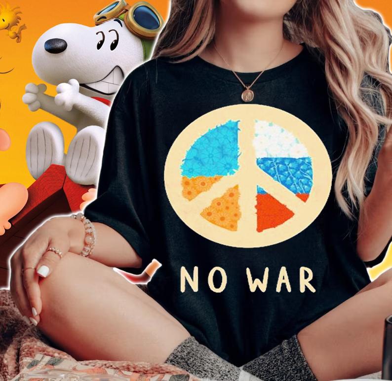 Stop War Ukraine And Russia T-Shirt t-shirt woman shirt