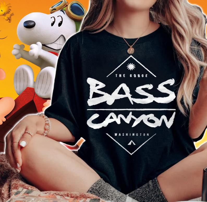 The gorge Bass Canyon Washington T-shirt t-shirt