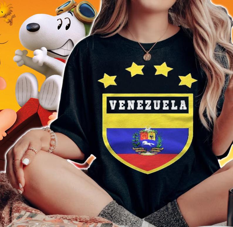 Venezuela Coat Of Arms Tee Flag Souvenir Caracas Shirt t-shirt
