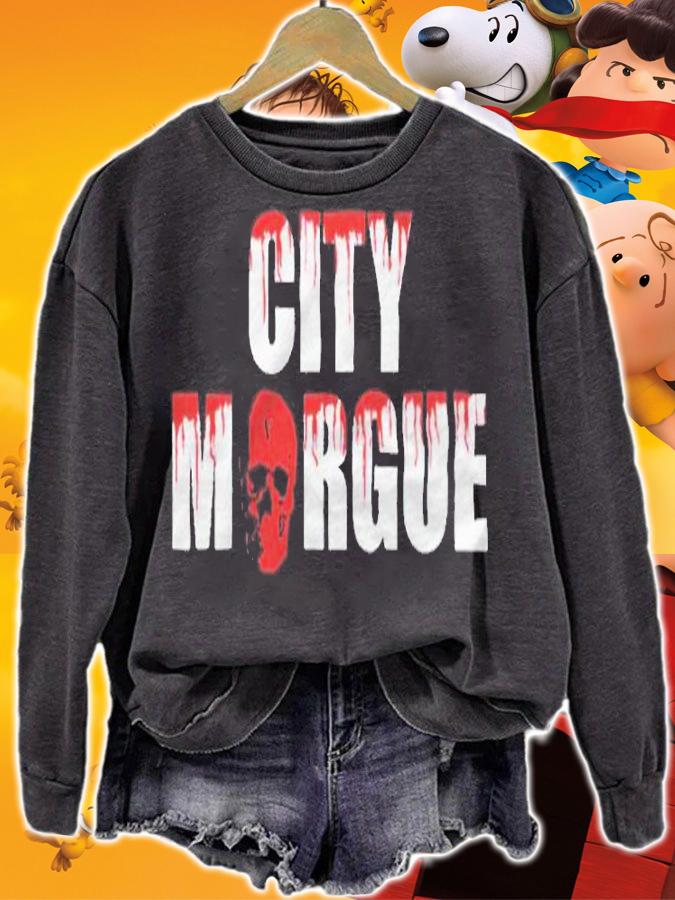 City Morgue Skull T-shirt t-shirt sweatshirt