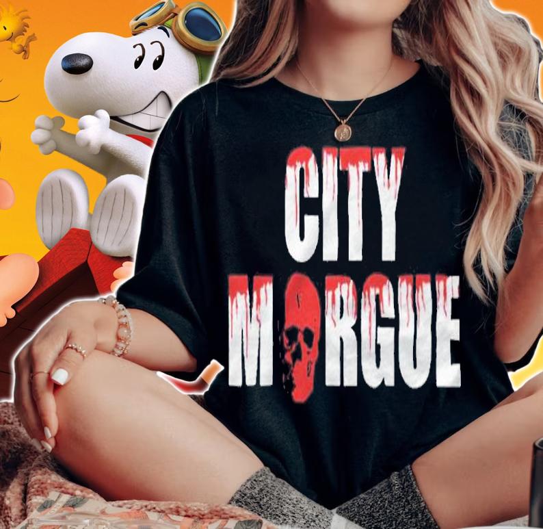 City Morgue Skull T-shirt t-shirt woman shirt