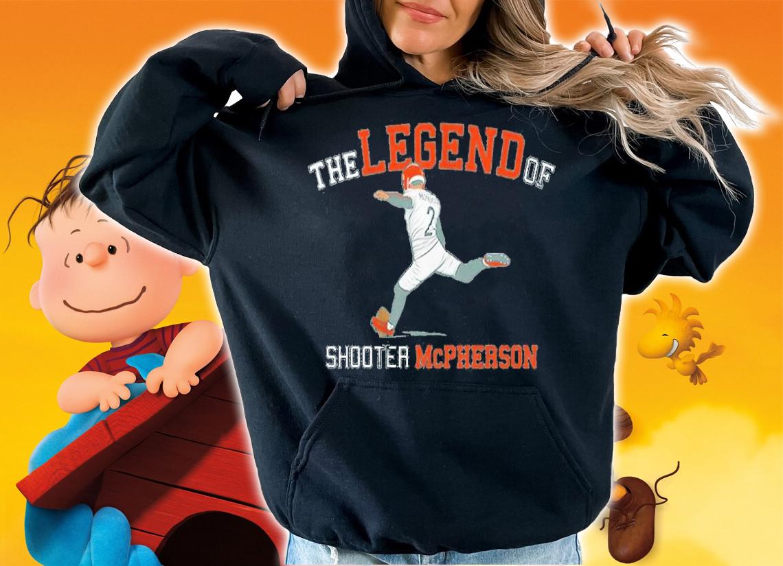 Evan McPherson The Legend Of Shooter McPherson Shirt t-shirt hoodie