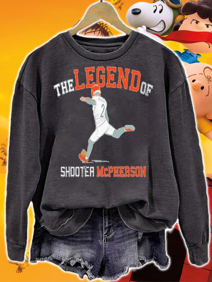 Evan McPherson The Legend Of Shooter McPherson Shirt t-shirt sweatshirt