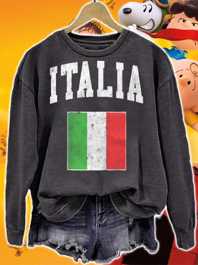 Italia Italian Flag Italy Gift Love Souvenir Raglan Baseball Shirt t-shirt
